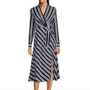 Lauren Ralph Lauren Navy and White Striped Dress